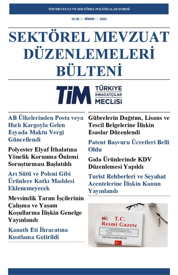 16-30 Nisan 2024 Bülteni 